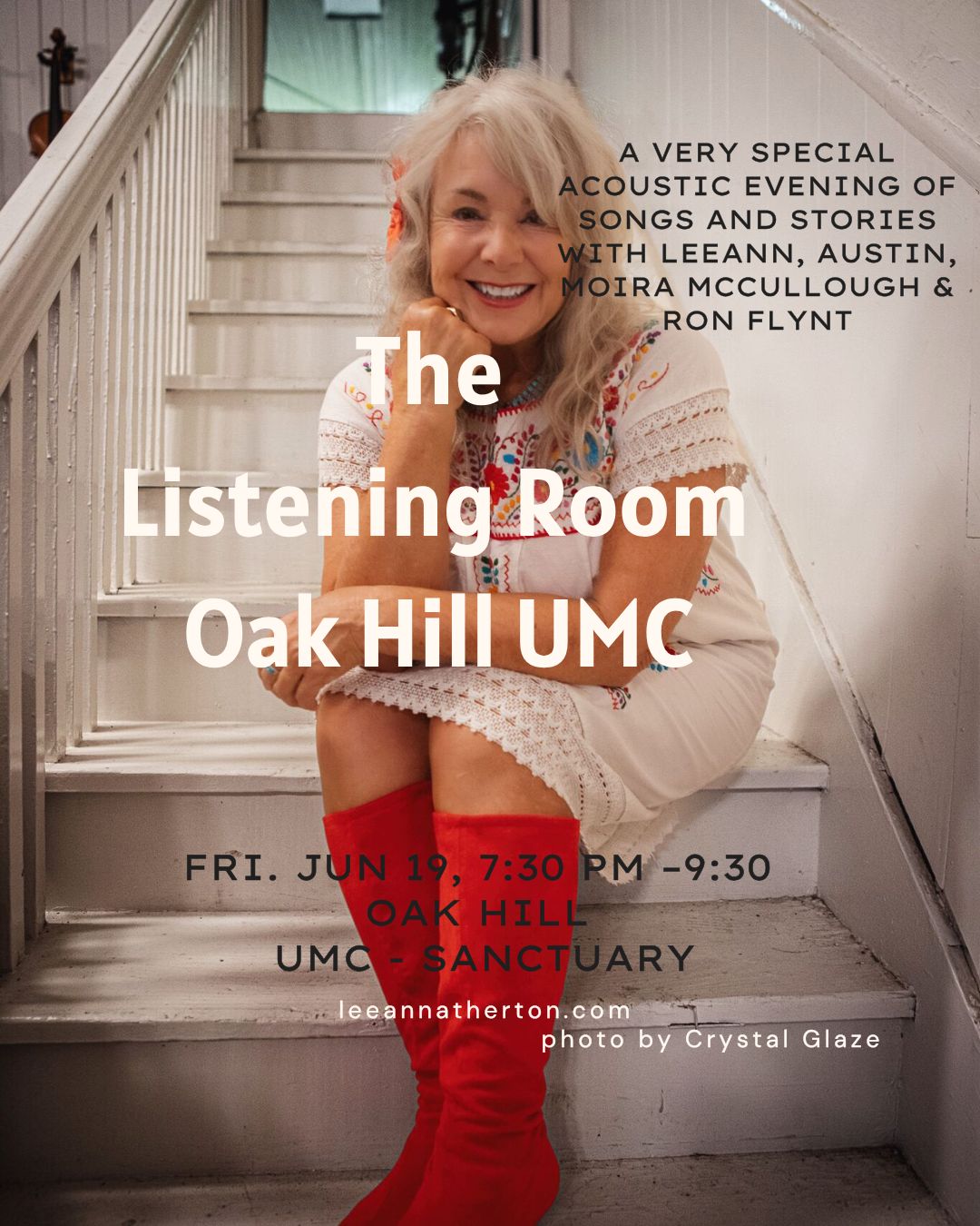 The Listening Room at Oak Hill UMC, June 19 2026